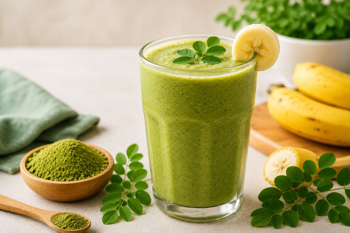 Moringa Banana Smoothie