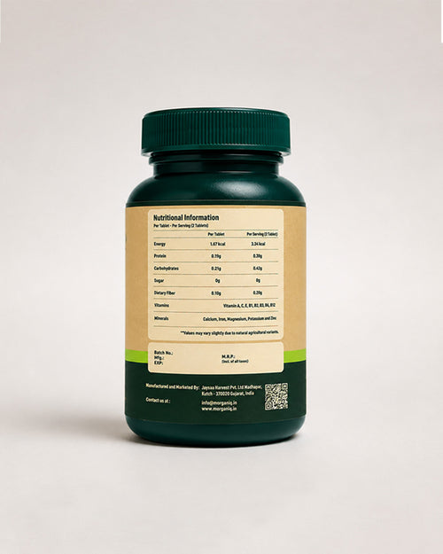MorganiQ Organic Moringa Tablets - 120 Tablets