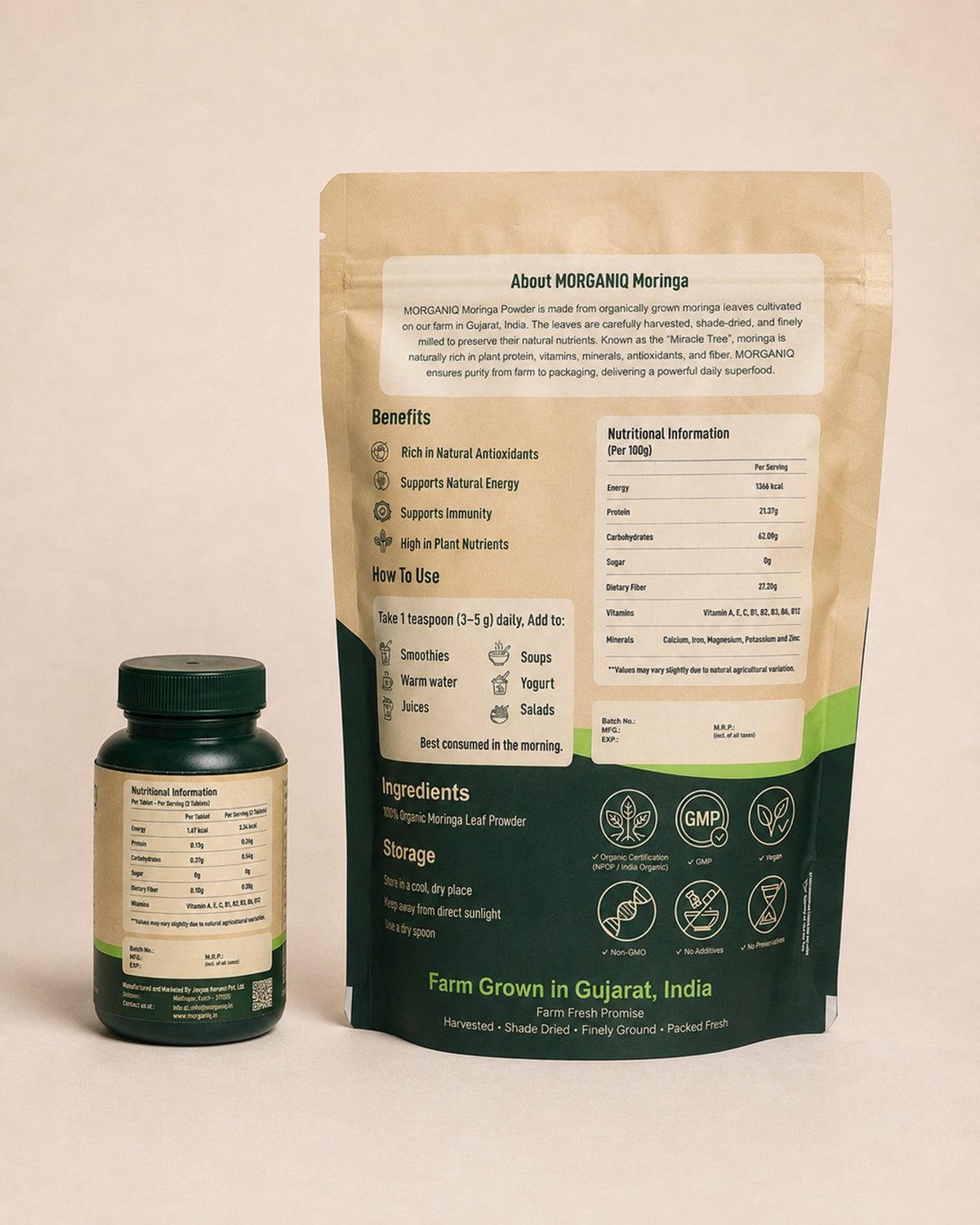 Bundle Moringa Powder + Moringa Tablets
